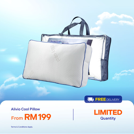 Alivio Cool Premium Microfibre Cooling Pillow